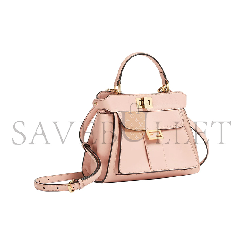 F**di nappa pocket mini peekaboo iconic satchel baby pink 8bn244amcxf0j2f (23*18*11cm)